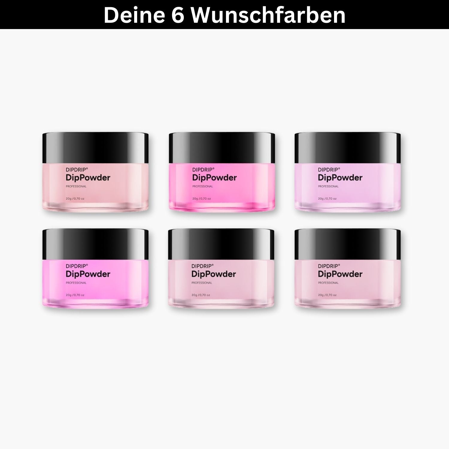 6 WUNSCHFARBEN DIPPING POWDER - DIPDRIP®